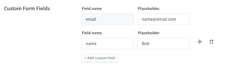 Add custom fields